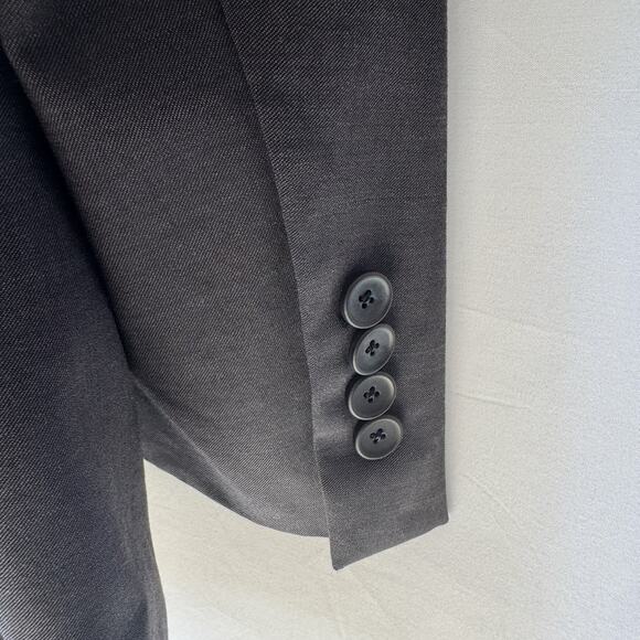 Jos A Bank Men’s 42 X Long Travelers Tech Blazer Gray Wool Stretch Slim Fit EUC - Picture 7 of 9
